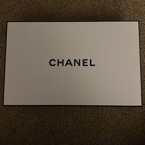 Authentic white Chanel box